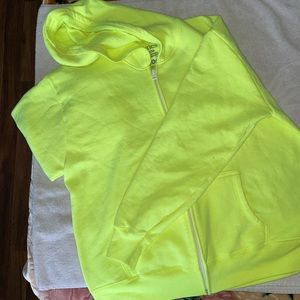 Neon zip up